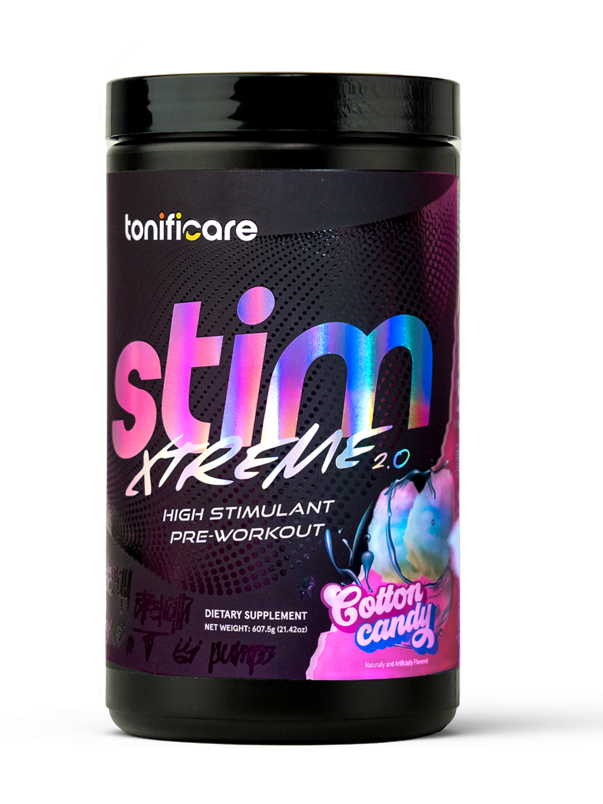 High Stimulant Pre-Workout Stim Xtreme 2.0 | Cotton Candy