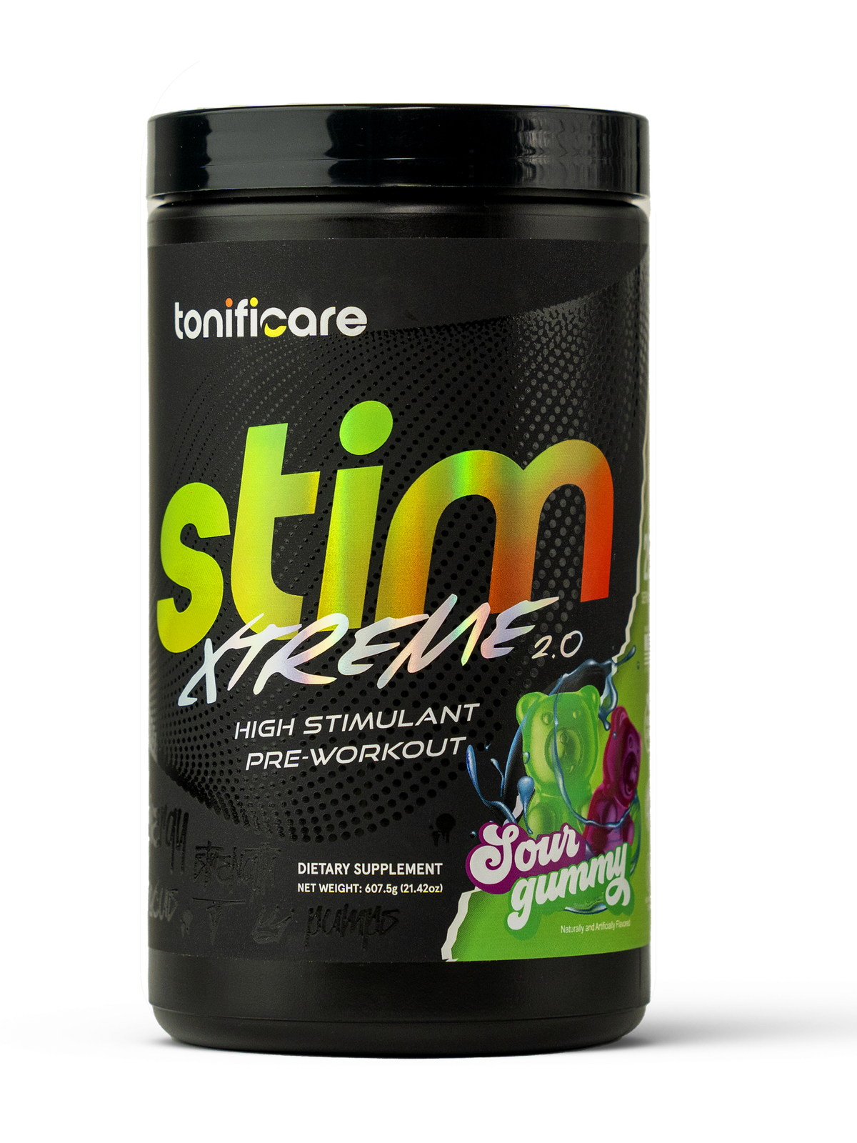 High Stimulant Pre-Workout Stim Xtreme 2.0 | Sour Gummy