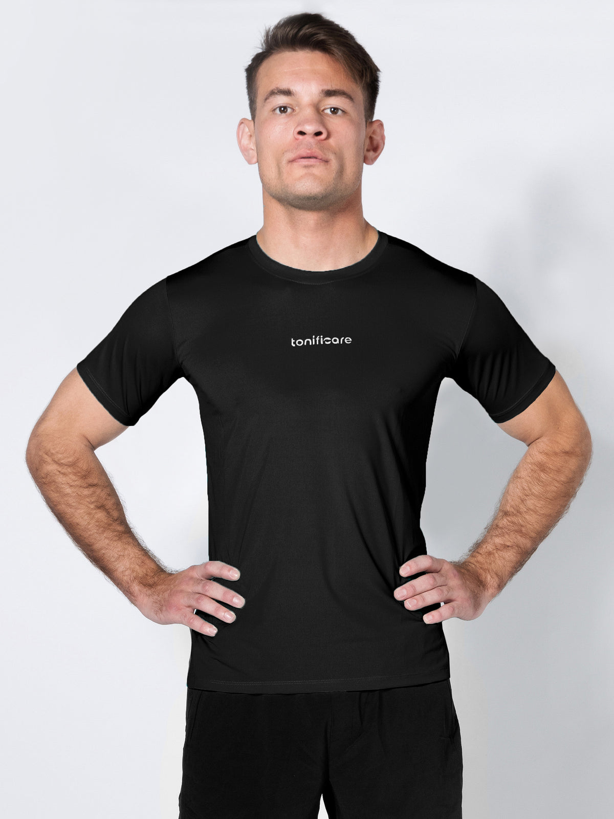 Conquer Performance Tee - Black | Tonificare Activewear